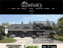 Tablet Screenshot of hnatiuks.com